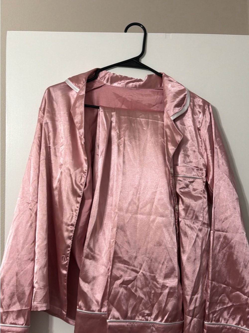 Satin Pink Women's Pajama Top - Soft Sleepwear